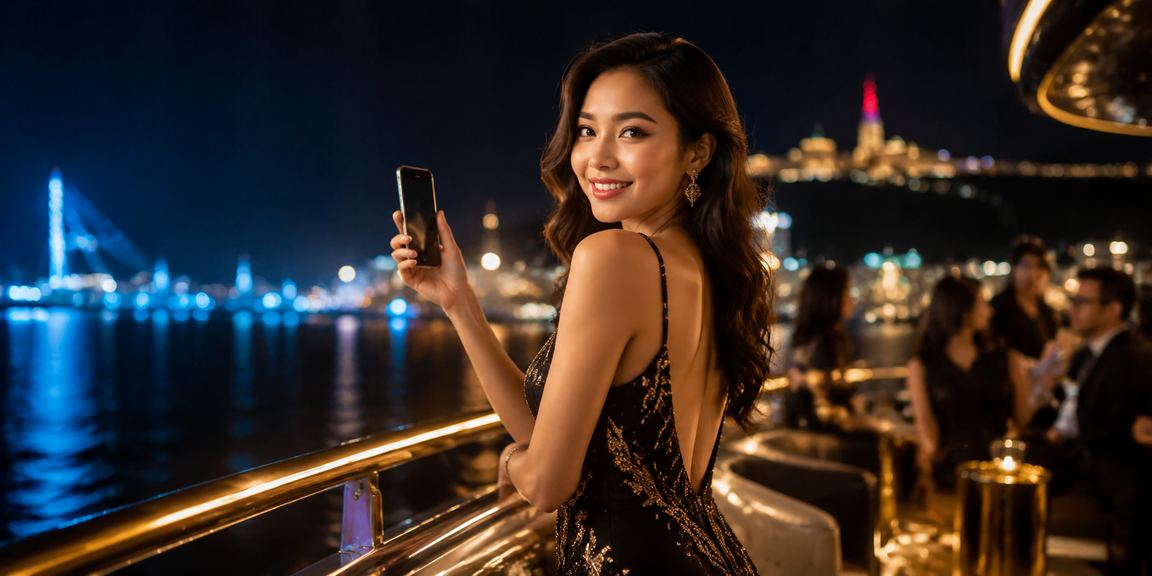Người dùng Vũng Tàu đăng ký nhận khuyến mãi trong quán cà phê với không khí thư giãn